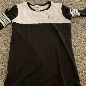 Pink Victoria secret top with sequence